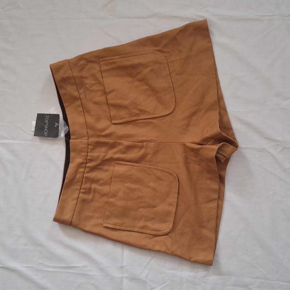 Topshop Tan Shorts Size 8